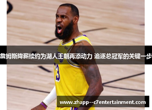 詹姆斯降薪续约为湖人王朝再添动力 追逐总冠军的关键一步