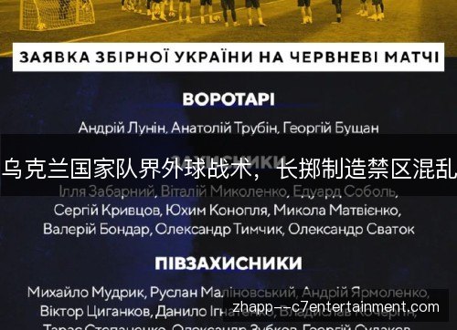 乌克兰国家队界外球战术，长掷制造禁区混乱
